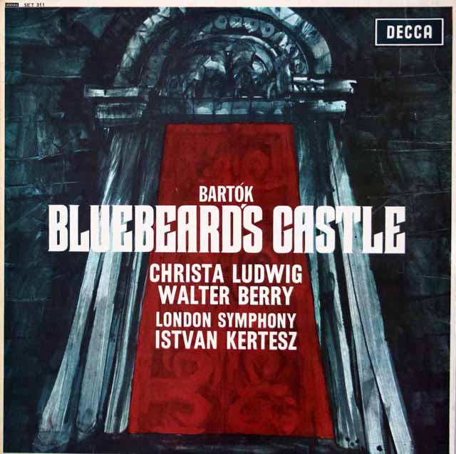 【オリジナル盤】　ケルテスのバルトーク/「青ひげ公の城」　英DECCA　3504　LP レコード