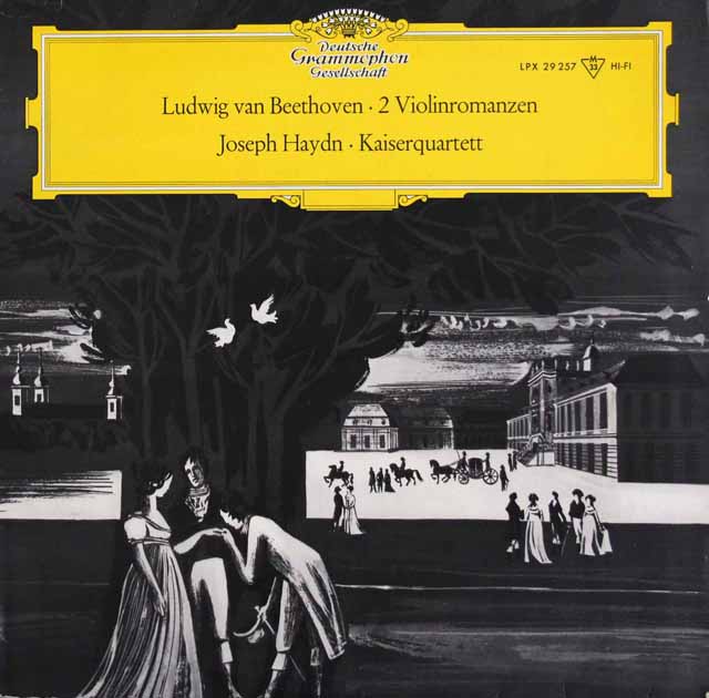 ケッケルト&ライトナーのベートーヴェン/「ロマンス」ほか　独DGG　3506　LP レコード