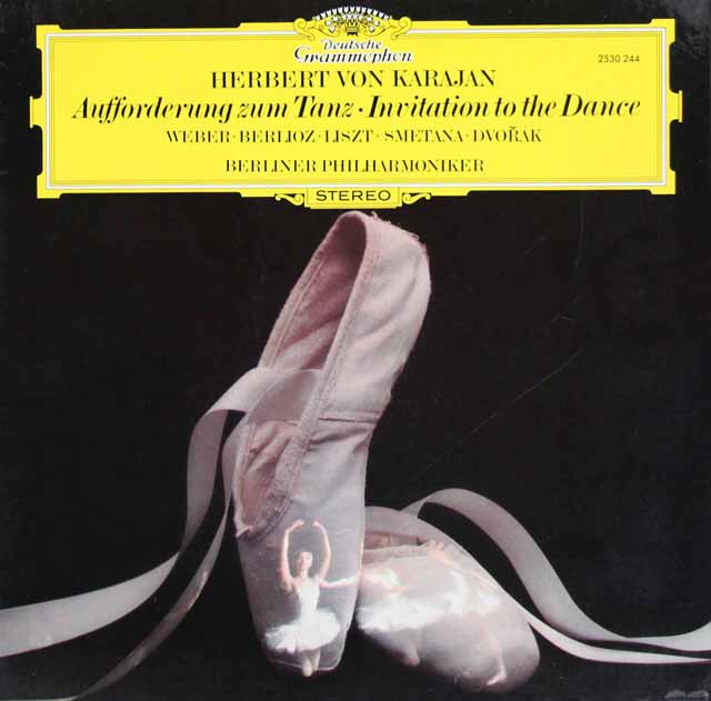 カラヤンのウェーバー/「舞踏への招待」ほか　独DGG　3506　LP レコード