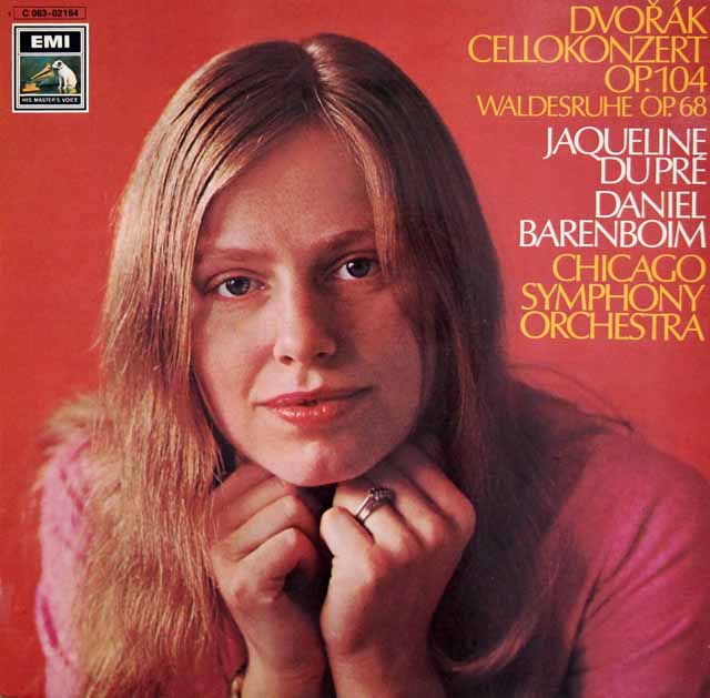 デュ・プレ、バレンボイムのドヴォルザーク/チェロ協奏曲ほか 　 独EMI　3506　LP レコード