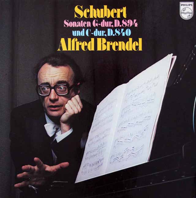 ブレンデルのシューベルト/ピアノソナタ第18番「幻想」ほか　蘭PHILIPS　3506　LP レコード