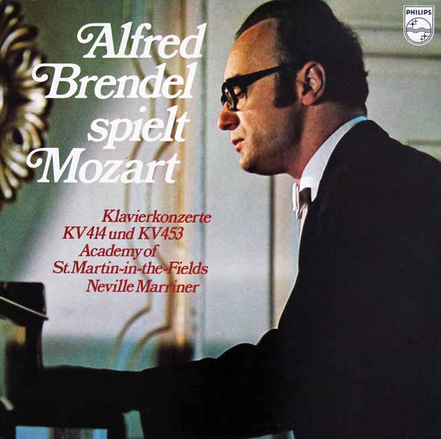 ブレンデル&マリナーのモーツァルト/ピアノ協奏曲第12&17番　蘭PHILIPS　3506　LP レコード