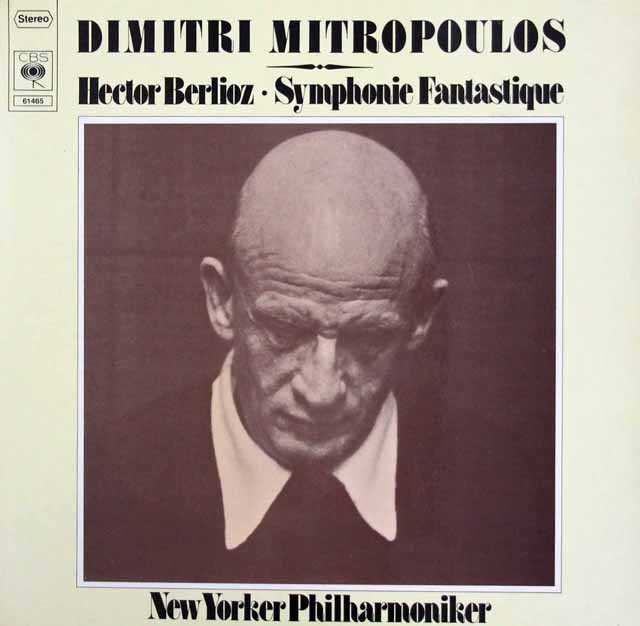 ミトロプーロスのベルリオーズ/幻想交響曲　独CBS　3506　LP レコード