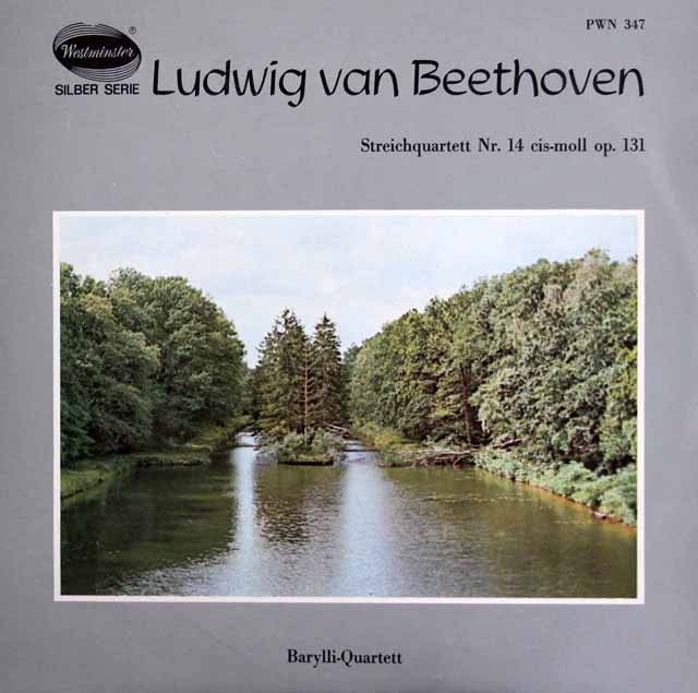 バリリ四重奏団のベートーヴェン/弦楽四重奏曲第14番　蘭Westminster　3507　LP レコード