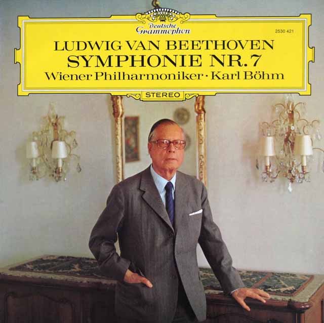 ベームのベートーヴェン/交響曲第7番　独DGG　3507　LP レコード