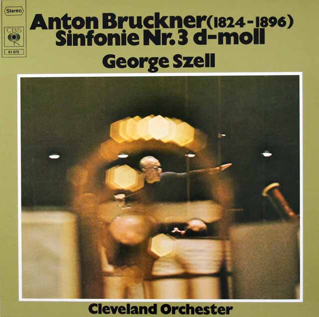 セルのブルックナー/交響曲第3番　独CBS　3507　LP レコード