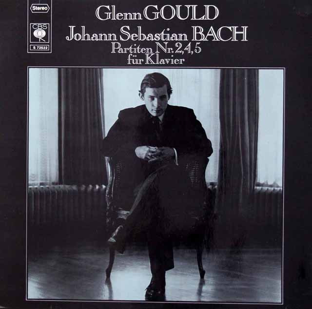グールドのバッハ/パルティータ第2、4、5番　独CBS　3507　LP レコード