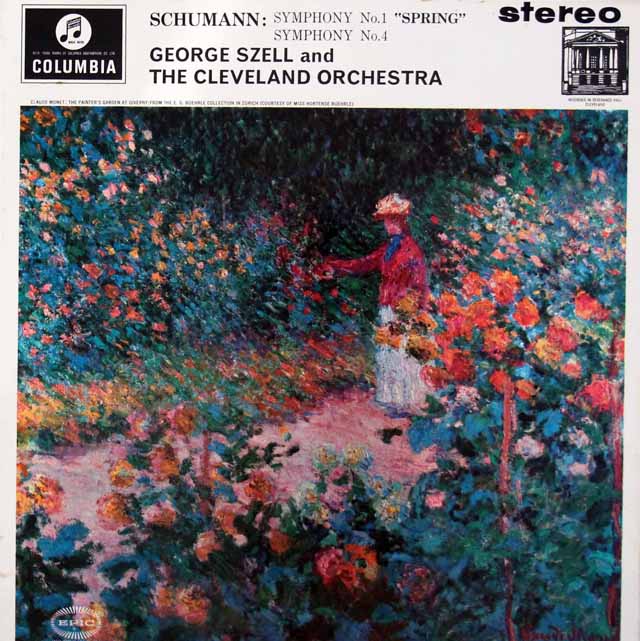 【オリジナル盤】　セルのシューマン/交響曲第1番「春」、第4番　英Columbia　3507　LP レコード