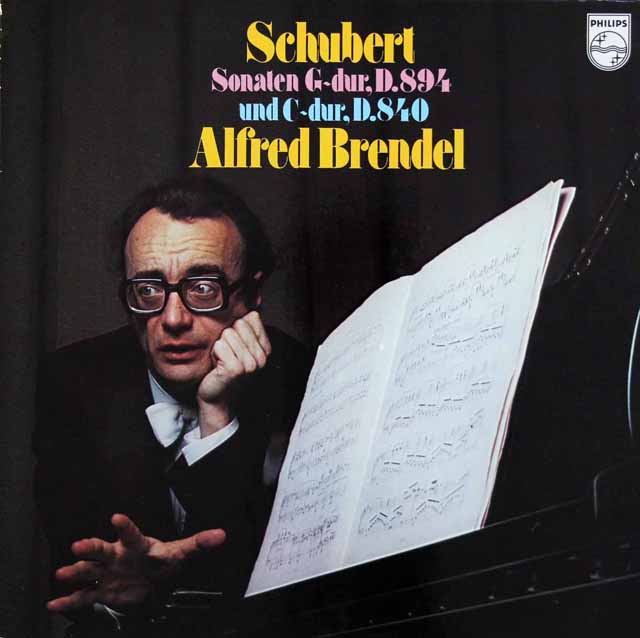 ブレンデルのシューベルト/ピアノソナタ第18番「幻想」ほか　蘭PHILIPS　3507　LP レコード