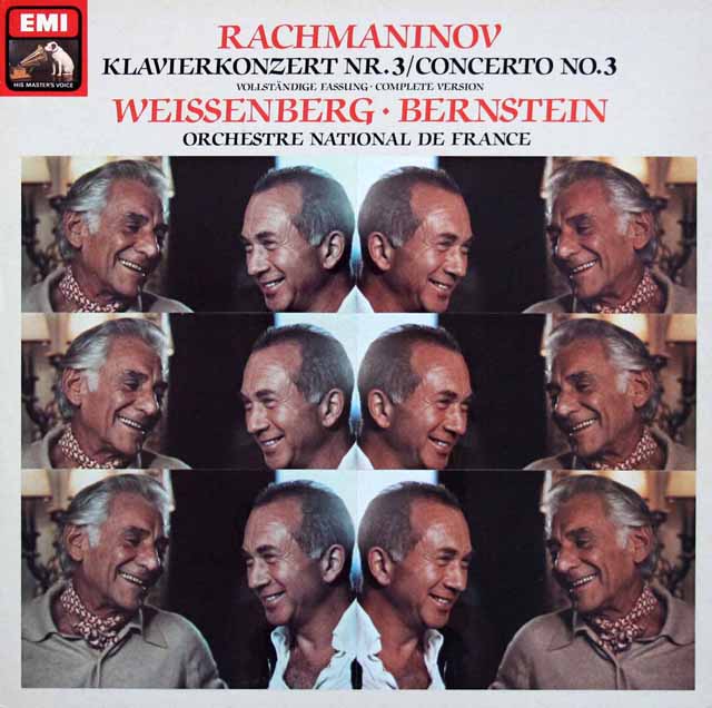 ワイセンベルク、バーンスタインのラフマニノフ/ピアノ協奏曲第3番　独EMI　3507　LP レコード