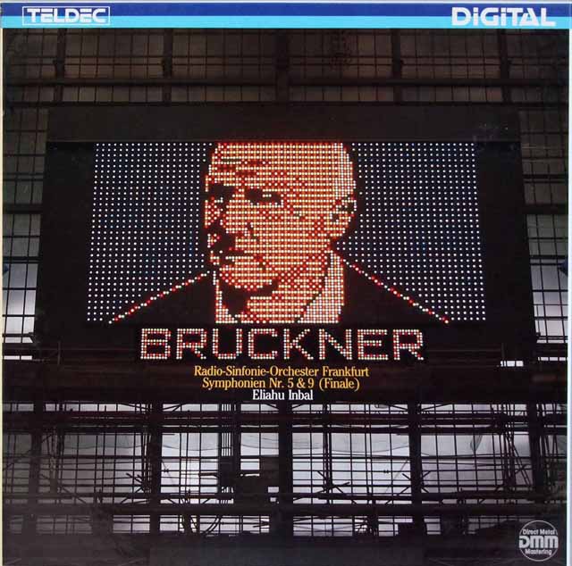 インバルのブルックナー/交響曲第5番（原典版）ほか　独TELDEC　3507　LP レコード