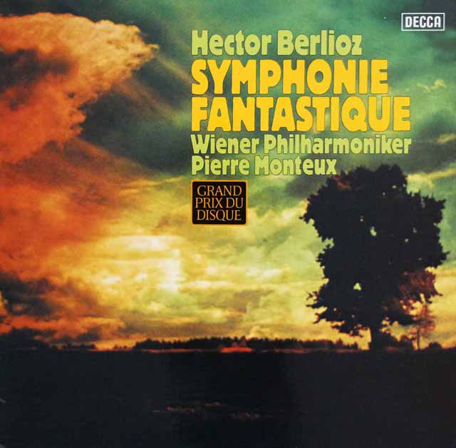 モントゥーのベルリオーズ/幻想交響曲　独DECCA　3507　LP レコード