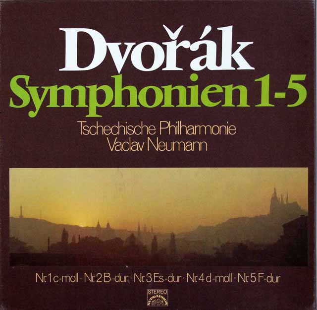 ノイマンのドヴォルザーク/交響曲全集（全9曲）　独eurodisc（SUPRAPHON）　3507　LP レコード