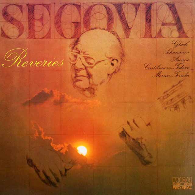 セゴビアの「幻想」（グルック、シューマン、アセンシオほか/ギター作品集）　伊RCA　3508　LP レコード