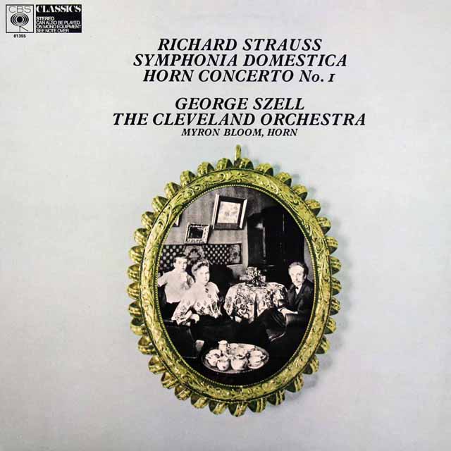 セルのR.シュトラウス/家庭交響曲　英CBS　3508　LP レコード