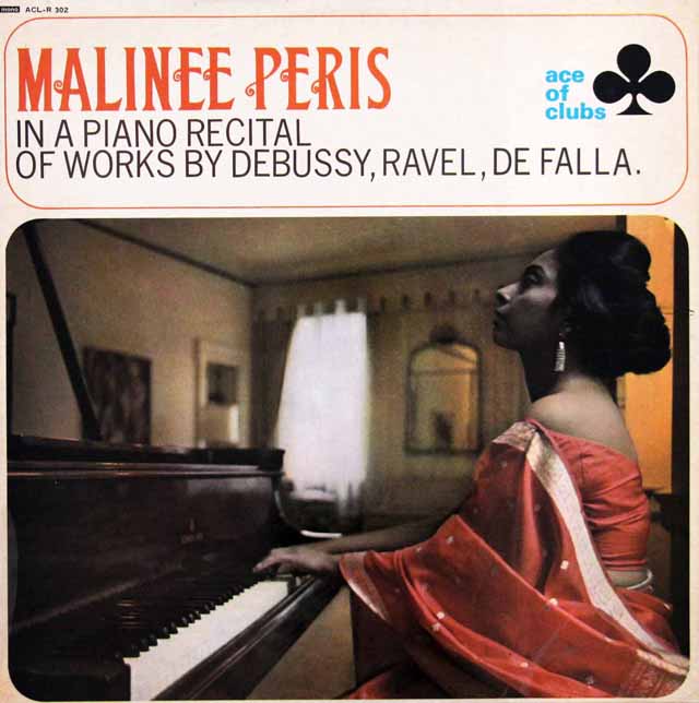 ペリスのピアノ・リサイタル（ドビュッシー、ラヴェル、ファリャ）　英Ace of clubs（DECCA）　3508　LP レコード