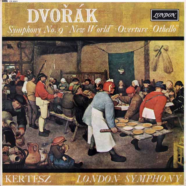 ケルテスのドヴォルザーク/交響曲第9番「新世界より」ほか　英LONDON（DECCA）　3508　LP レコード
