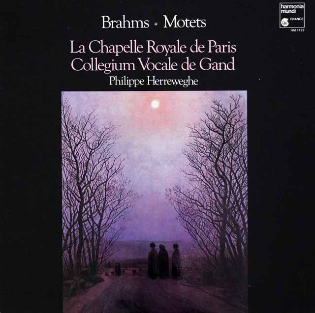 ヘレヴェッヘのブラームス/モテット集　仏HM　3508　LP レコード