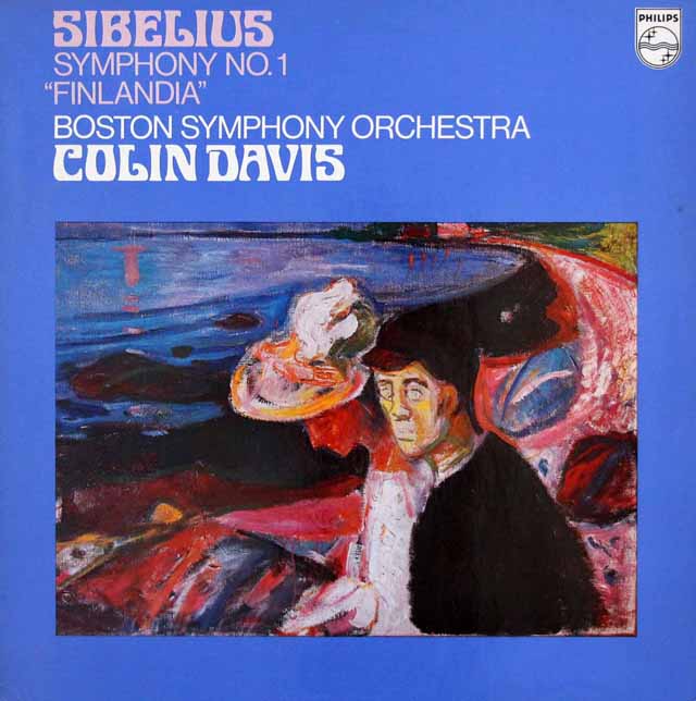 デイヴィスのシベリウス/交響曲第1番、「フィンランディア」　蘭PHILIPS　3508　LP レコード