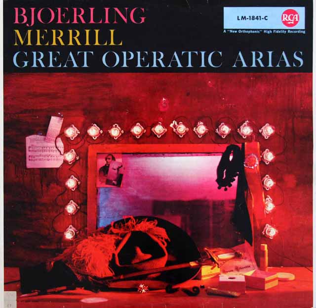 ビョルリンク、メリルの「オペラ・アリア集」　独RCA　3509　LP レコード