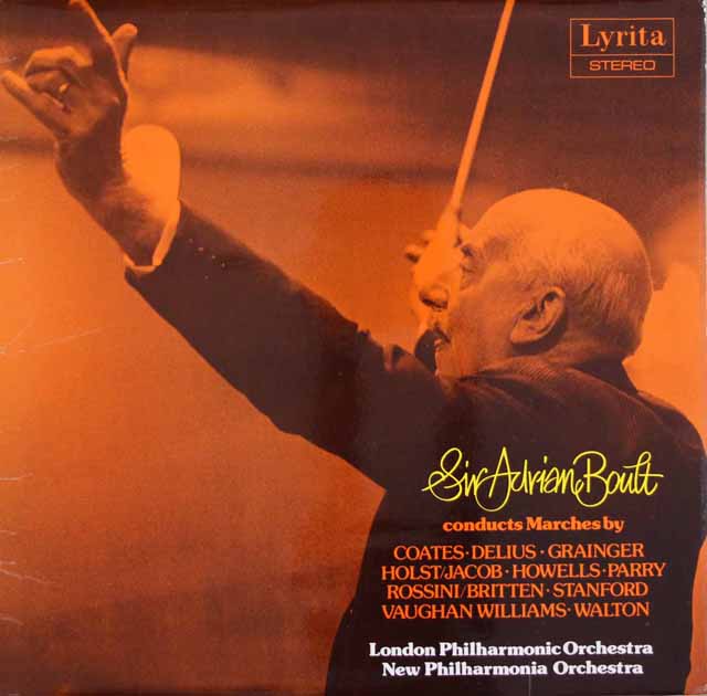 ボールトのヴォーン・ウィリアムス/「台所用品の行進曲」ほか行進曲集　英Lyrita　3509　LP レコード