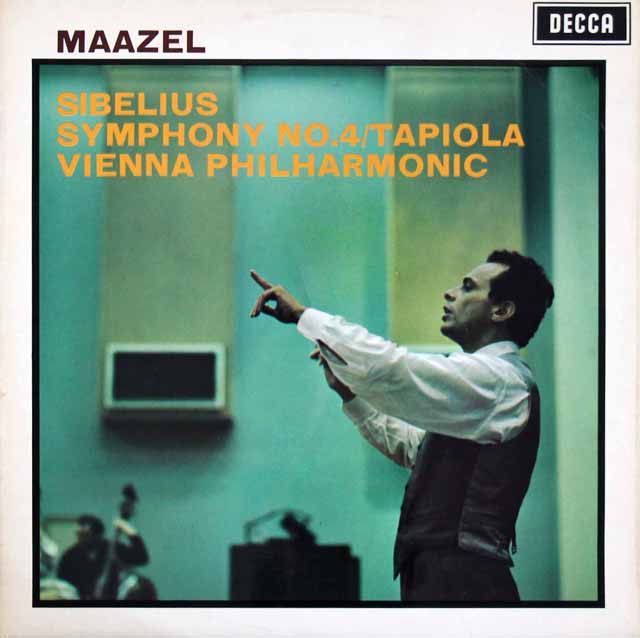 【モノラル】　マゼールのシベリウス/交響曲第4番  　英DECCA　3509　LP レコード
