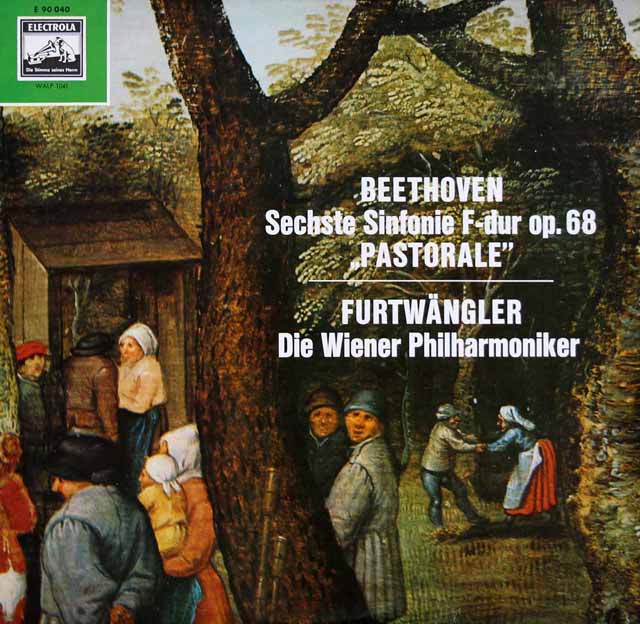 フルトヴェングラーのベートーヴェン/交響曲第6番「田園」　独ELECTROLA　3509　LP レコード