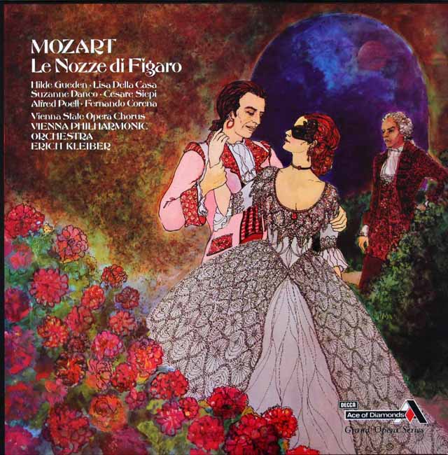 エーリヒ・クライバーのモーツァルト/「フィガロの結婚」全曲　英(DECCA)Ace of Diamonds　3509　LP レコード