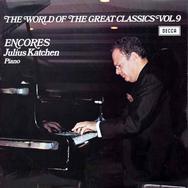 カッチェンのアンコール集　（ベートーヴェン、リスト、ショパン、ほか）　英DECCA　3510　LP レコード