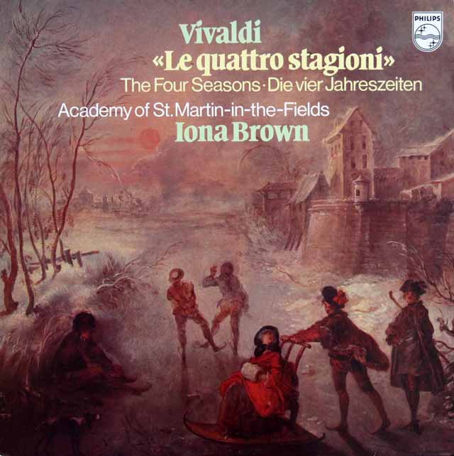 ブラウンのヴィヴァルディ/「四季」　蘭PHILIPS　3510　LP レコード