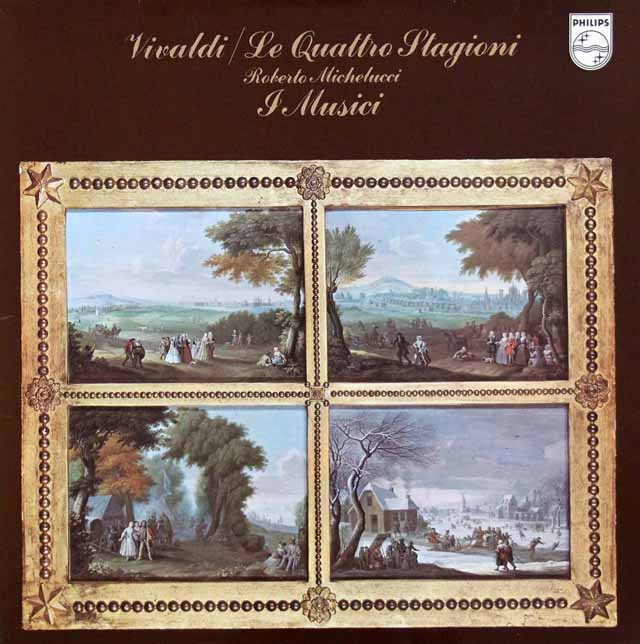 ミケルッチ、イ・ムジチ合奏団のヴィヴァルディ/「四季」　蘭PHILIPS　3510　LP レコード