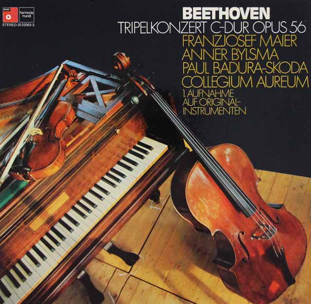 コレギウム・アウレウムのベートーヴェン/三重協奏曲　独BASF/HM　3510　LP レコード