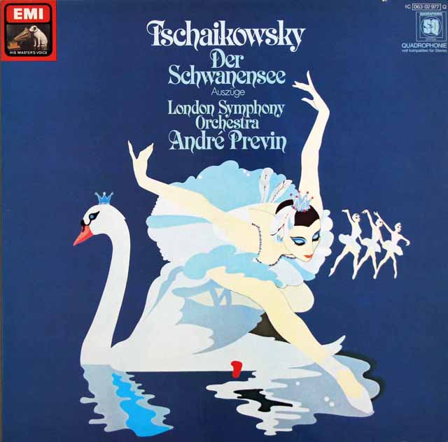 プレヴィンのチャイコフスキー/「白鳥の湖」抜粋　独EMI　3510　LP レコード
