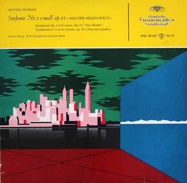 フリッチャイのドヴォルザーク/交響曲第9(5)番「新世界より」　独DGG　3511　LP レコード