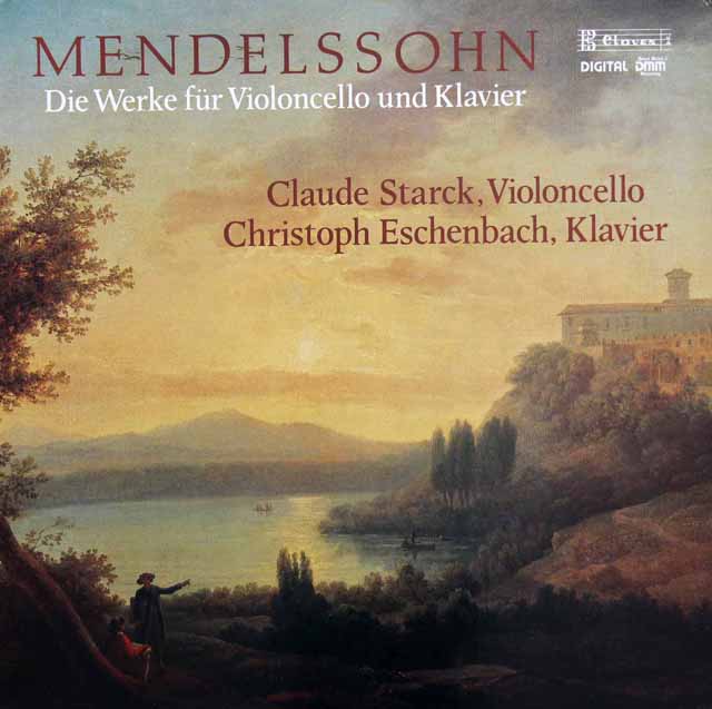 エッシェンバッハ、シュタルクのメンデルスゾーン/チェロソナタ第1、2番ほか　スイスClaves　3511　LP レコード