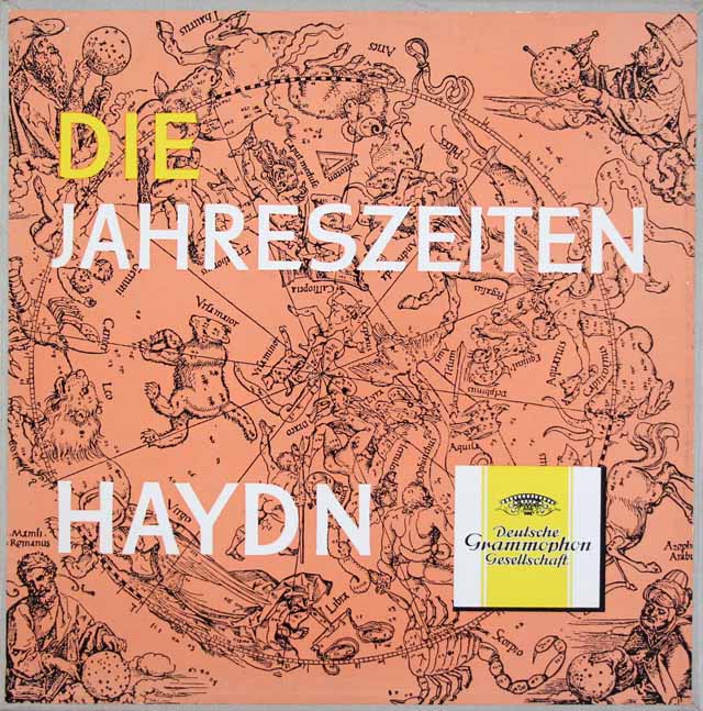 フリッチャイのハイドン/オラトリオ「四季」　独DGG　3511　LP レコード