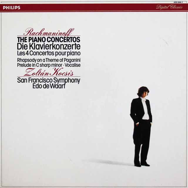 コチシュ、ワールトのラフマニノフ/ピアノ協奏曲集ほか　蘭PHILIPS　3512　LP レコード