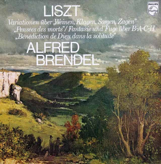 ブレンデルのリスト/ピアノ作品集　蘭PHILIPS　3512　LP レコード