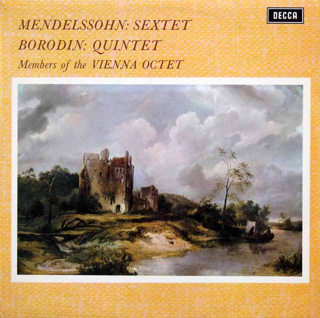 【オリジナル盤】　ウィーンオクテットのメンデルスゾーン/六重奏曲ほか　英DECCA　3512　LP レコード