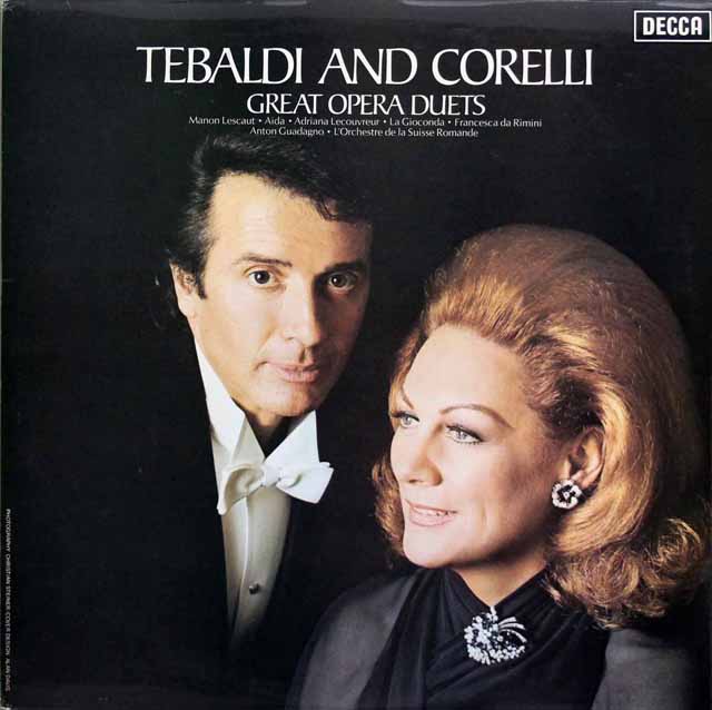 【オリジナル盤】　テバルディ、コルレリの二重唱集　英DECCA　3512　LP レコード