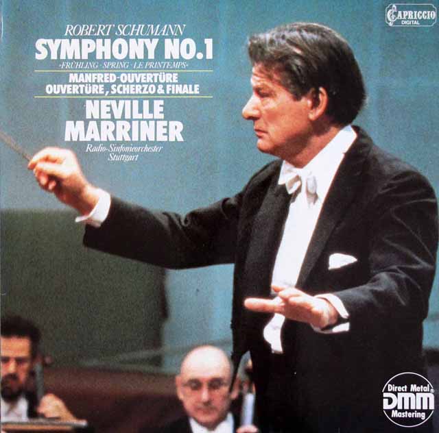 マリナーのシューマン/交響曲第1番ほか　独CAPRICCIO　3512　LP レコード