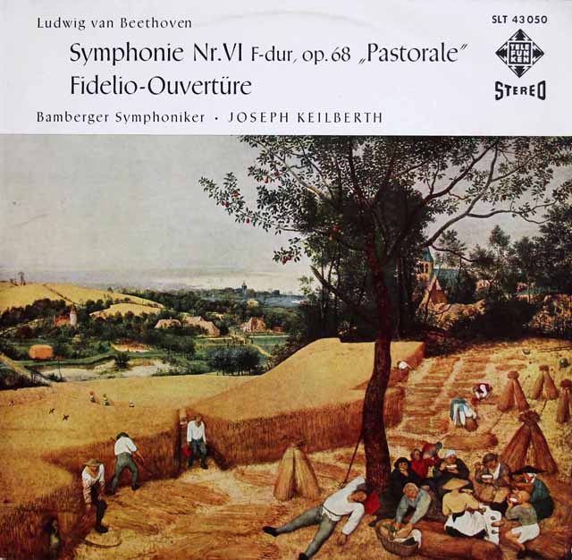 カイルベルトのベートーヴェン/交響曲第6番「田園」ほか　独TELEFUNKEN　3512　LP レコード