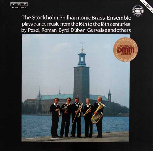 ストックホルム ・フィル金管アンサンブルの16～18世紀の舞曲集　独BIS　3512　LP レコード