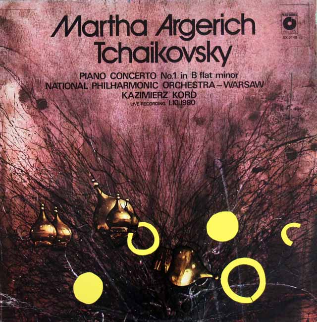 アルゲリッチのチャイコフスキー/ピアノ協奏曲第1番　ポーランドPOLSKIE NAGRANIA　3513　LP レコード