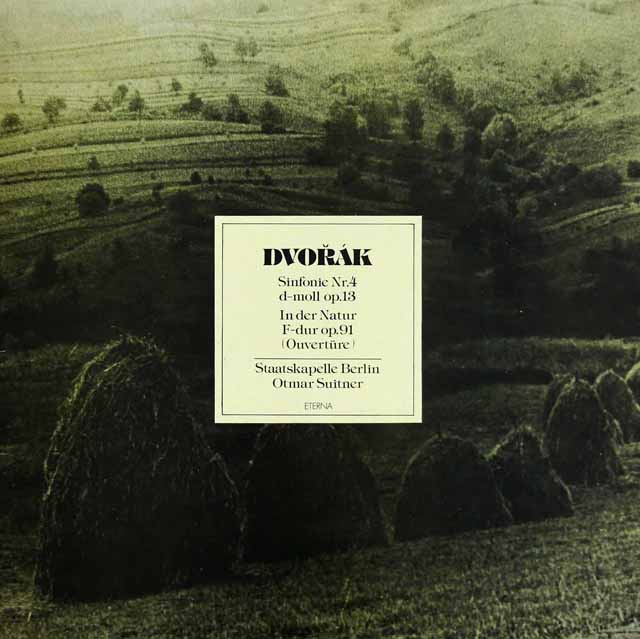 スウィトナーのドヴォルザーク/交響曲第4番ほか　独ETERNA　3513　LP レコード