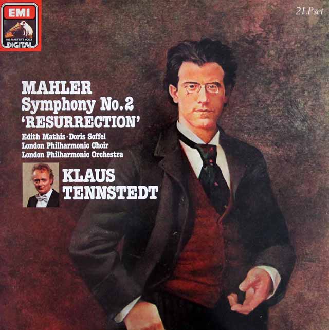 テンシュテットのマーラー/交響曲第2番「復活」　英EMI　3513　LP レコード