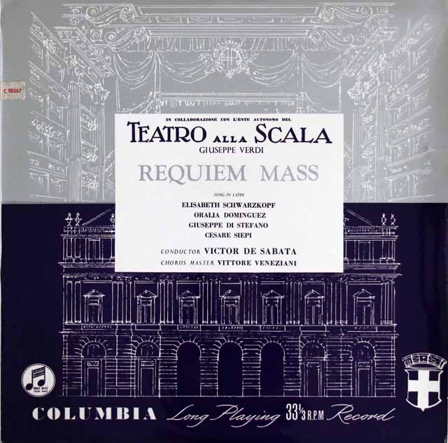 【オリジナル盤】　サバタのヴェルディ/レクイエム 　英Columbia　3513　LP レコード