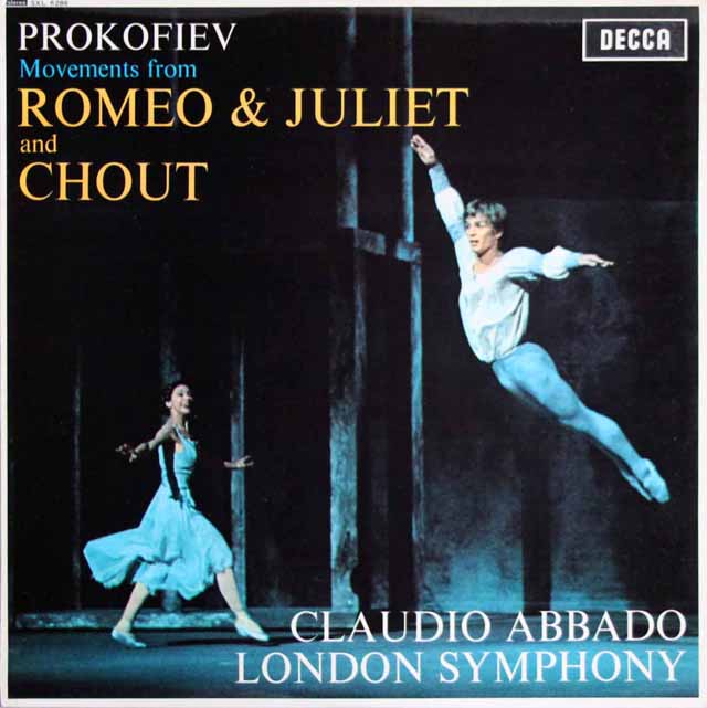 【オリジナル盤】　アバドのプロコフィエフ/「ロミオとジュリエット」、「道化師」抜粋　英DECCA　3513　LP レコード
