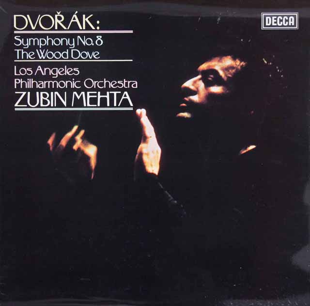 【オリジナル盤】　メータのドヴォルザーク/交響曲第8番ほか　英DECCA　3513　LP レコード