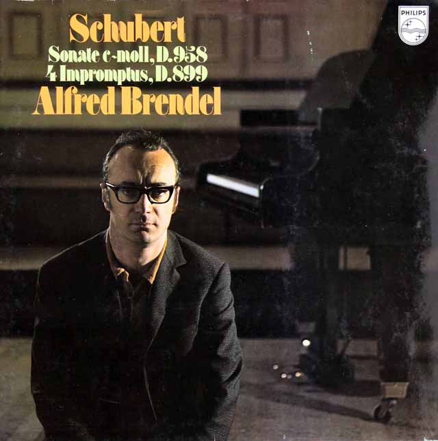 ブレンデルのシューベルト/ピアノソナタ第19番ほか　蘭PHILIPS　3514　LP レコード